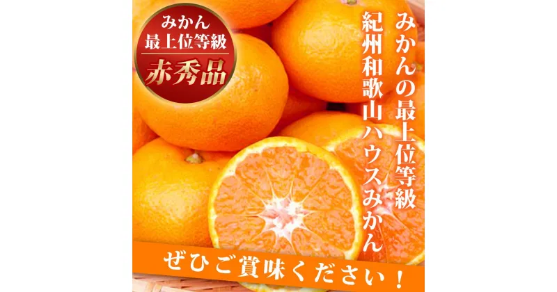 【ふるさと納税】赤秀品 紀州和歌山ハウスみかん 2.5kg【2025年6月下旬頃～2025年7月中旬頃に順次発送】【UT87】