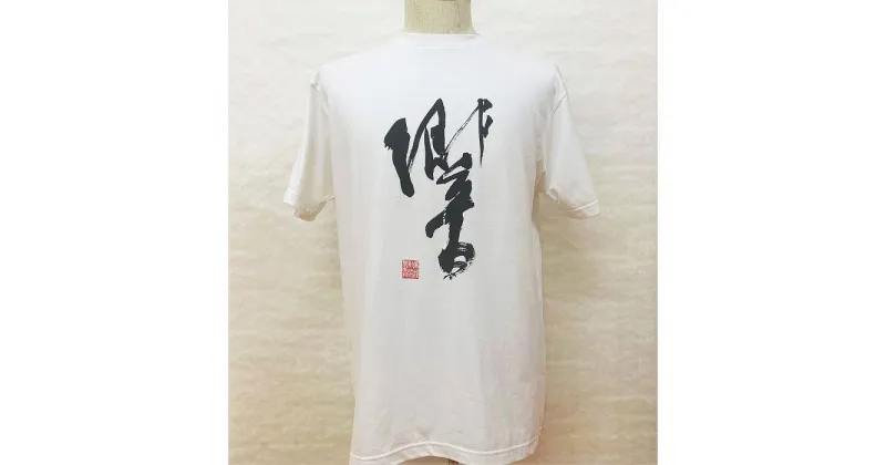 【ふるさと納税】文化功労者 尾崎邑鵬 揮毫 漢字Tシャツ