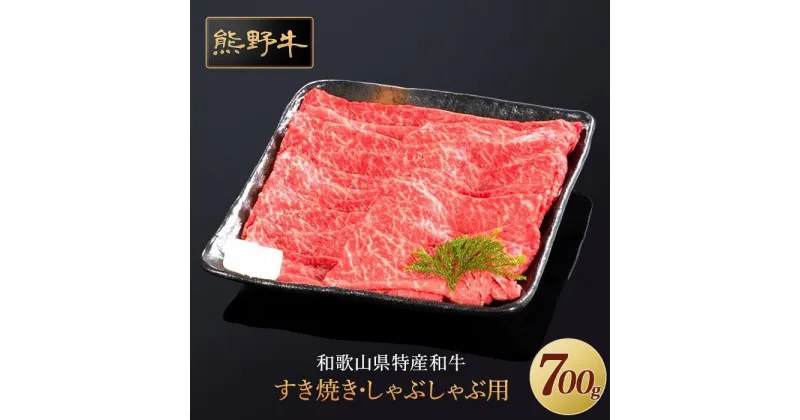 【ふるさと納税】熊野牛 すき焼き・しゃぶしゃぶ 赤身スライス 700g【MT14】 | 肉 お肉 にく 食品 人気 おすすめ 送料無料 ギフト