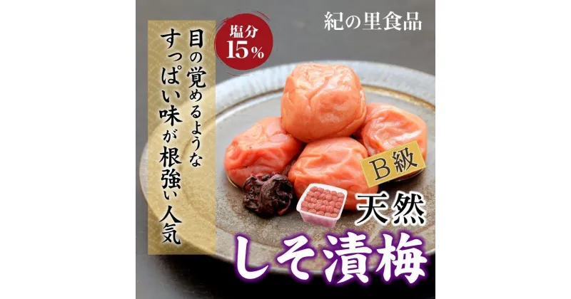 【ふるさと納税】しそ漬梅 (1kg×1箱）【Kn4】 | 梅干 うめぼし 家庭用 梅 国産 食品 人気 梅干し 取り寄せ グルメ ご飯のお供 お得 わけあり 楽天ふるさと納税 和歌山県 高野町 和歌山県高野町 高野山