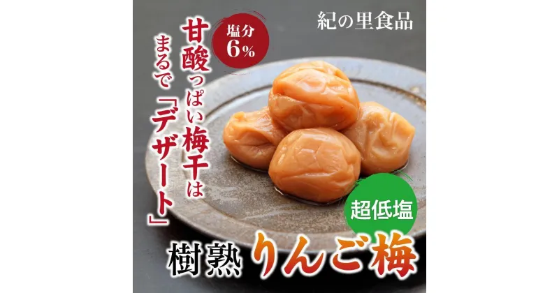 【ふるさと納税】りんご梅 (1kg×1箱）【Kn5】 | 梅干 うめぼし 家庭用 梅 国産 食品 人気 梅干し 取り寄せ グルメ ご飯のお供 お得 わけあり 楽天ふるさと納税 和歌山県 高野町 和歌山県高野町 高野山