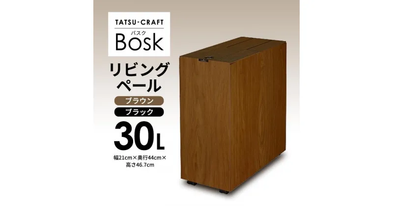 【ふるさと納税】【選べるカラー】タツクラフト Bosk バスク リビングペール 30L 【Tk5】 | 橋本達之助工芸 TATSU-CRAFT おしゃれ 送料無料 日用品 インテリア