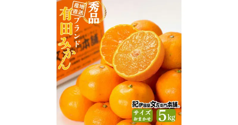 【ふるさと納税】【限定】 【先行予約】 期間限定 有田みかん 5kg 秀品 サイズおまかせ 産地直送 薄皮 甘い 濃厚 ジューシー 温州みかん フルーツ 果実 果物 柑橘 国産 食品 食べ物 紀伊国屋文左衛門本舗 お取り寄せ 和歌山県 湯浅町 送料無料