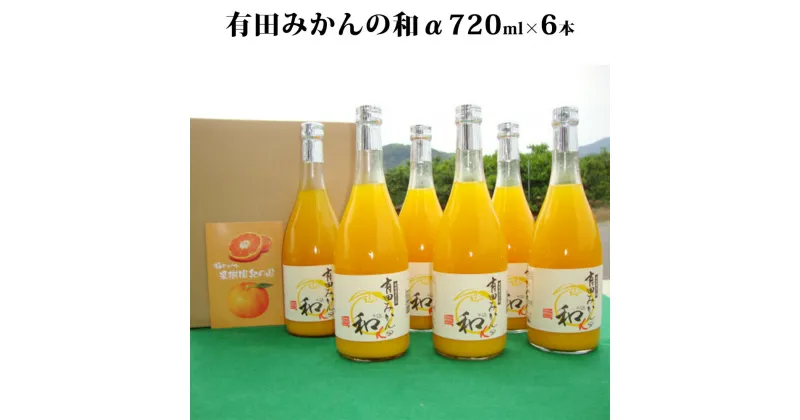 【ふるさと納税】【限定】 有田みかんの和α 720ml×6本入