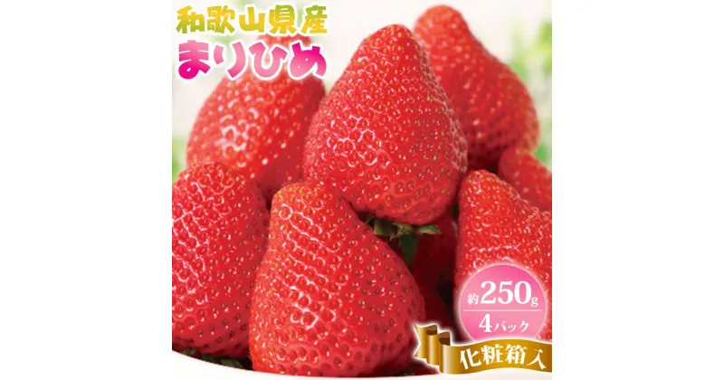 【ふるさと納税】【限定】 【先行受付】まりひめ 約250g×2パック×2箱 化粧箱入(3月出荷分)【紀州グルメ市場】