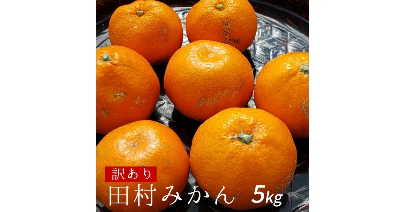 【ふるさと納税】【限定】 【訳あり・ご家庭用】 田村みかん 5kg【みかん ミカン 蜜柑 柑橘 温州みかん 和歌山 有田みかん】