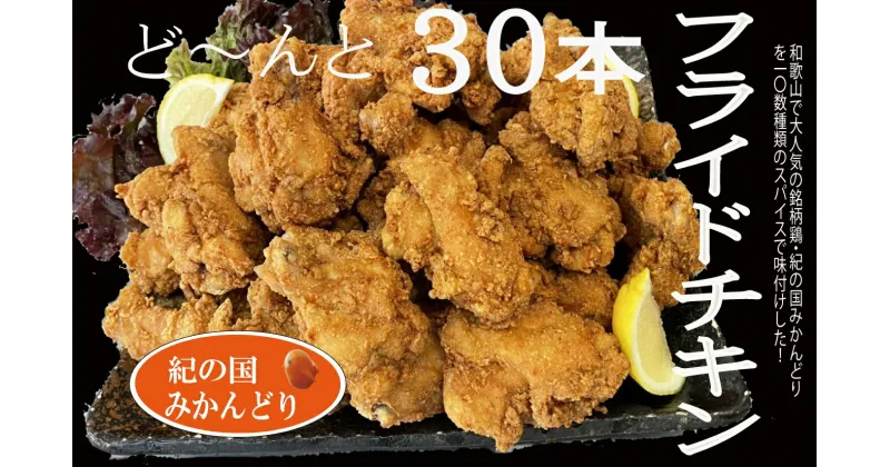 【ふるさと納税】紀の国みかんどり フライドチキン【チキン 冷蔵 チルド 惣菜 弁当 おかず】