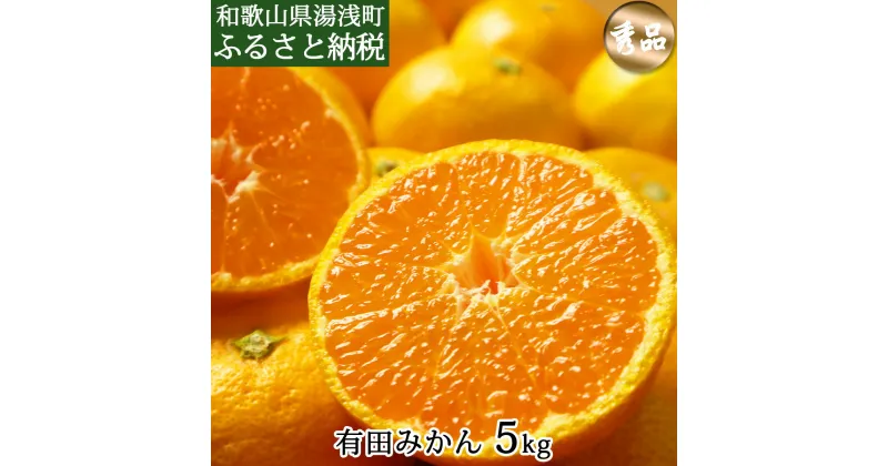 【ふるさと納税】【限定】 【2024年 先行予約】有田みかん 5kg 秀品 (サイズおまかせ)【ミカン 蜜柑 柑橘 温州みかん 和歌山 有田】