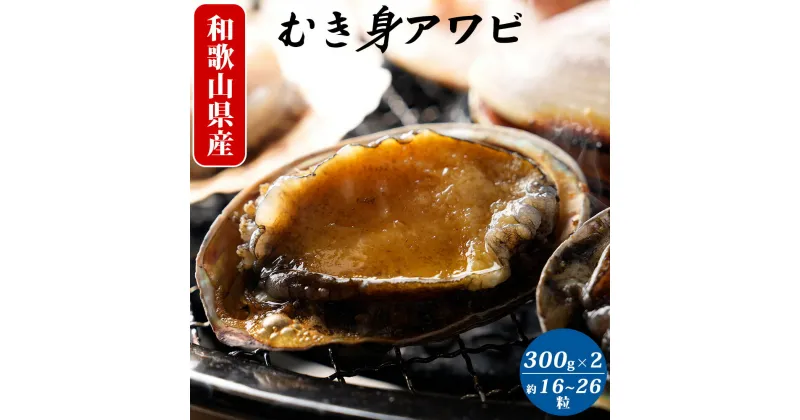 【ふるさと納税】アワビむき身（約16粒-26粒）300g×2袋【国産 あわび アワビ 鮑 海鮮 ギフト お歳暮】