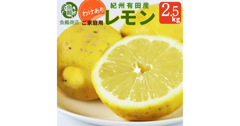 【ふるさと納税】【限定】 【先行予約】【ご家庭用 訳あり】紀州有田産レモン 2.5kg【国産 レモン 柑橘 フルーツ 和歌山】