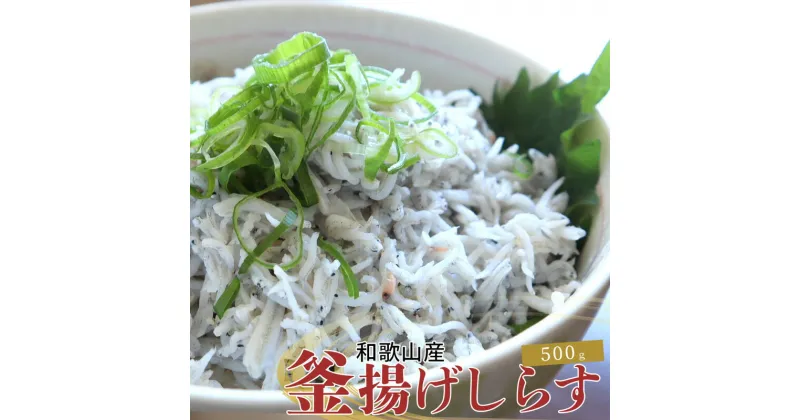 【ふるさと納税】【限定】 和歌山産 釜揚げしらす 500g【しらす干し ちりめんじゃこ シラス】