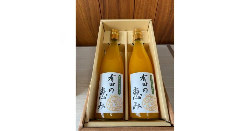 【ふるさと納税】【みかんジュース】有田の恵み720ml×2本 | みかん ジュース 和歌山 みかんジュース 有田 蜜柑 柑橘 飲み物 飲料 オレンジ 和歌山県産 有田川町 ふるさと納税 返礼品 故郷納税