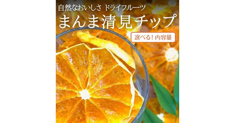 【ふるさと納税】ドライフルーツ きよみチップ 　和歌山県産 果物使用 自社製造 【みかんの会】 | 和歌山 おやつ 果物 みかん 清見 きよみ オレンジ チップ 食べきり 取り寄せ 人気