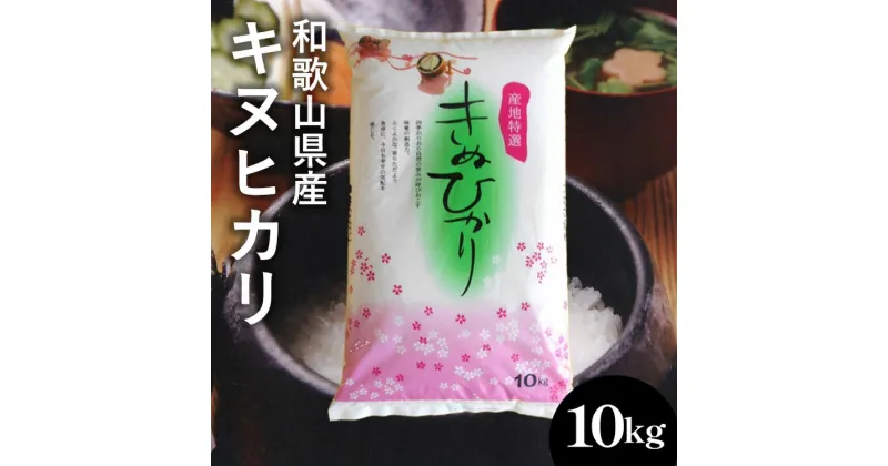 【ふるさと納税】【先行予約】和歌山県産キヌヒカリ 10kg(2024年産) ◇※2024年9月中旬～2025年9月上旬頃に順次発送