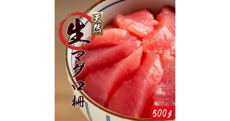 【ふるさと納税】直送！天然生まぐろ 柵 500g ※離島への配送不可