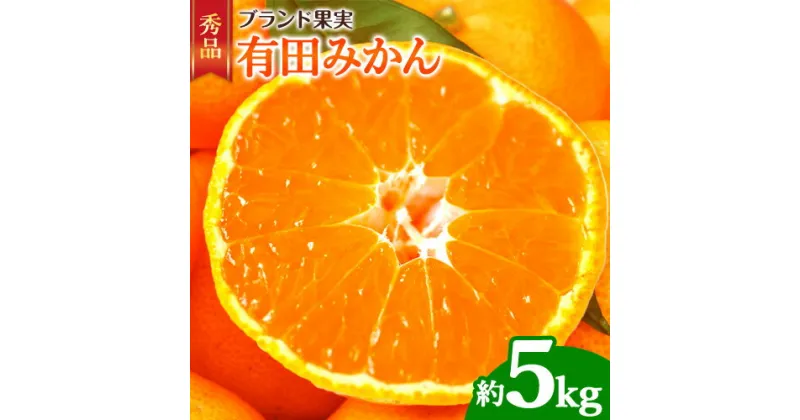 【ふるさと納税】《レビューキャンペーン》【先行予約】有田みかん 秀品 5kg (サイズおまかせ)とち亀物産 紀伊国屋文左衛門本舗《10月下旬-1月中旬頃出荷予定》和歌山県 日高町 有田みかん みかん 果物 フルーツ ブランド果実