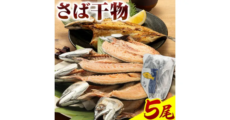 【ふるさと納税】地元産 さば干物 5尾 株式会社はし長 《30日以内に出荷予定(土日祝除く)》 和歌山県 日高町 さば 鯖 干物