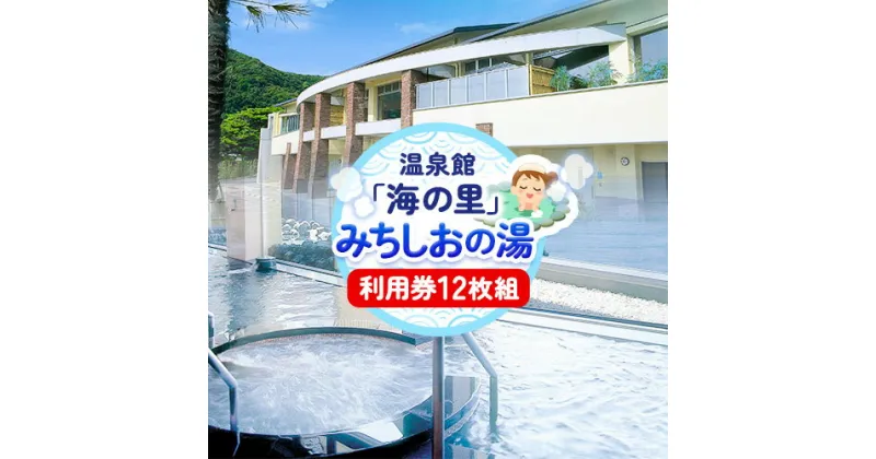 【ふるさと納税】【温泉館「海の里」みちしおの湯】利用券 12枚組 日高町役場《30日以内に出荷予定(土日祝除く)》和歌山県 日高町 温泉 チケット 天然温泉 家族温泉 露天風呂