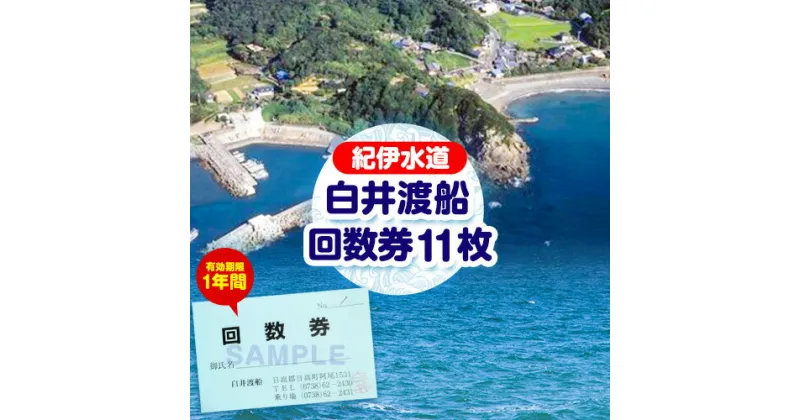 【ふるさと納税】白井渡船回数券 利用券11枚組 白井渡船《30日以内に出荷予定(土日祝除く)》和歌山県 日高町 紀伊水道 田杭港沖 回数券 レジャー 釣り 乗船