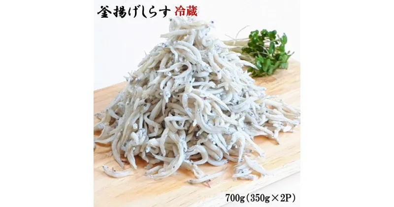 【ふるさと納税】和歌山の海の幸を冷蔵にてお届け！「新鮮釜揚げしらす」700g（350g×2パック入）【TM69】 | 和歌山 由良 和歌山県由良町 楽天ふるさと 納税 取り寄せ お取り寄せ グルメ お取り寄せグルメ ご当地 ご当地グルメ 海鮮 海産物 海の幸 魚介 魚介類 支援