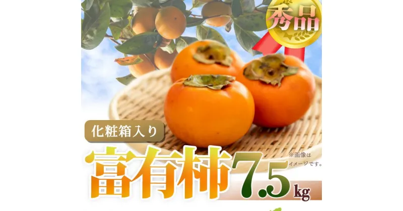 【ふるさと納税】和歌山秋の味覚　富有柿　約7．5kg「2024年11月上旬以降発送予定」【UT48】 | 和歌山 由良 和歌山県 由良町 和歌山県由良町 楽天ふるさと 納税 取り寄せ お取り寄せ フルーツ お取り寄せフルーツ ご当地 ご当地フルーツ 果物 くだもの 柿 かき カキ 支援