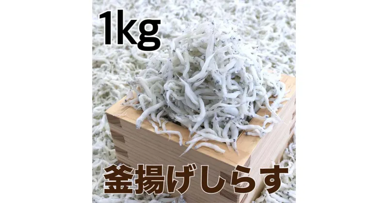 【ふるさと納税】釜揚げしらす1kg 【DN2】 | 魚 お魚 さかな 海産物 食品 人気 おすすめ 送料無料