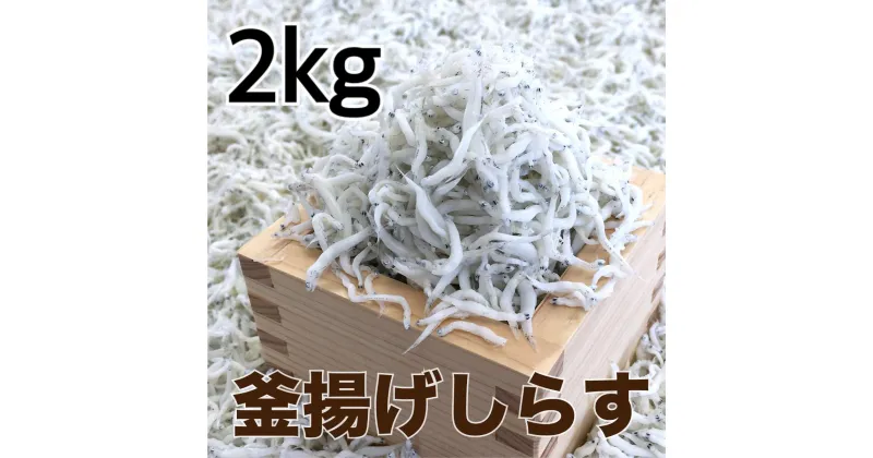 【ふるさと納税】釜揚げしらす2kg【DN4】 | 魚 お魚 さかな 海産物 食品 人気 おすすめ 送料無料