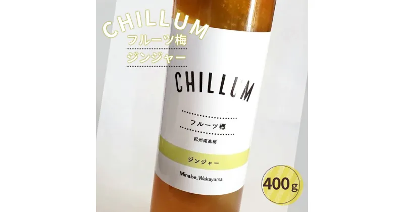 【ふるさと納税】CHILLUM フルーツ梅ジンジャー | 希釈用 梅シロップ 梅ジュース 梅ドリンク 梅サワー 梅ソーダ