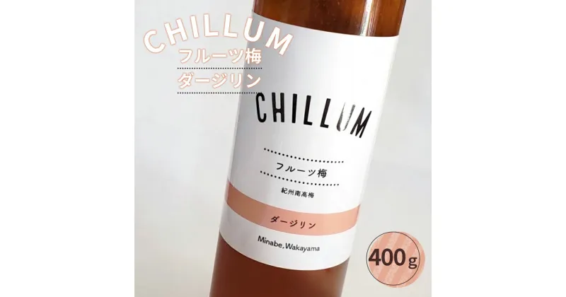 【ふるさと納税】CHILLUM フルーツ梅ダージリン | 希釈用 梅シロップ 梅ジュース 梅ドリンク 梅サワー 梅ソーダ