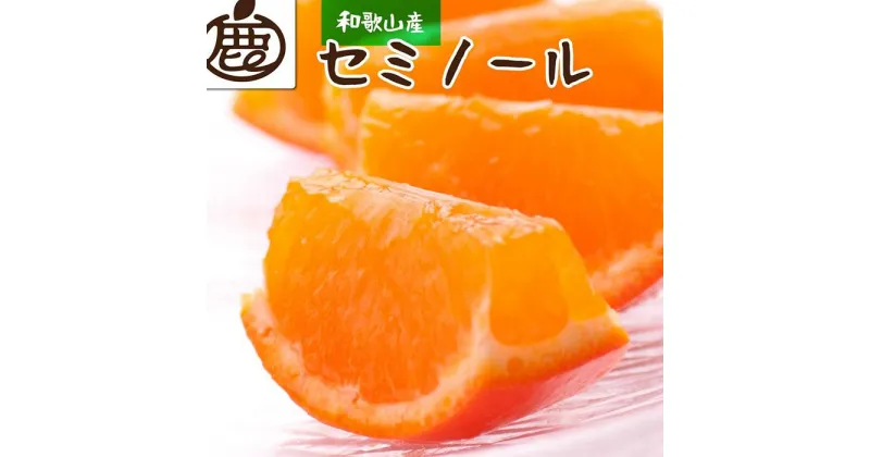 【ふるさと納税】＜4月より発送＞厳選 セミノールオレンジ2.5kg+75g（傷み補償分）【有田の春みかん】【有田産】【光センサー食べ頃出荷】