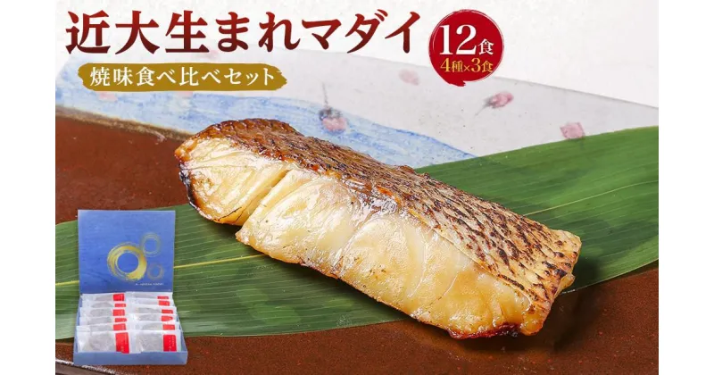 【ふるさと納税】近大生まれマダイ 焼味四種食べ比べセット／12食【KD1】