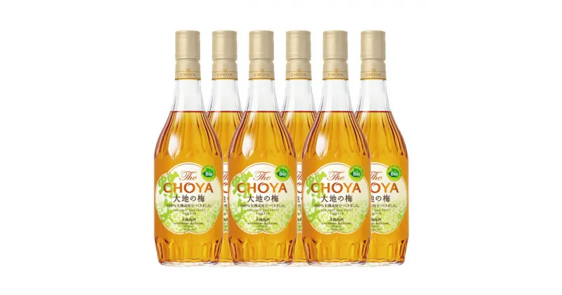 【ふるさと納税】The CHOYA 大地の梅 700ml×6本(1ケース)/梅酒 梅 ウメ お酒 リキュール チョーヤ 有機 オーガニック 紀州 和歌山 国産