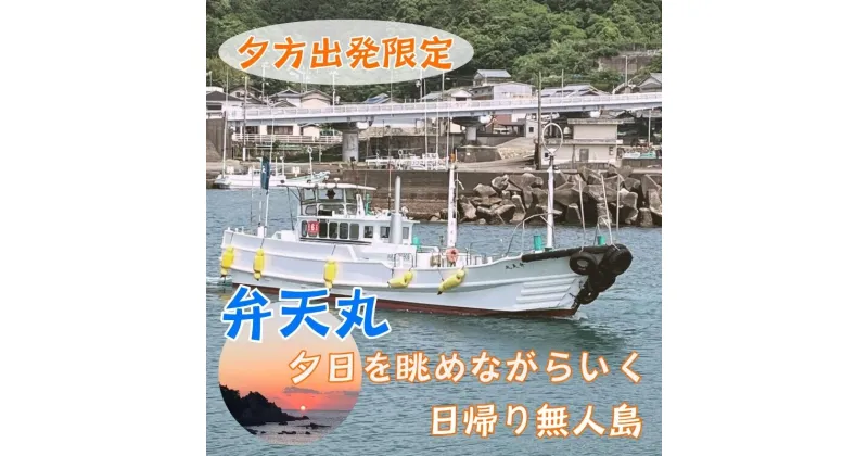 【ふるさと納税】 無人島 【夕方出発限定】家族で・カップルで楽しむ夕日を眺めながらいく無人島瀬渡しプランお弁当付き