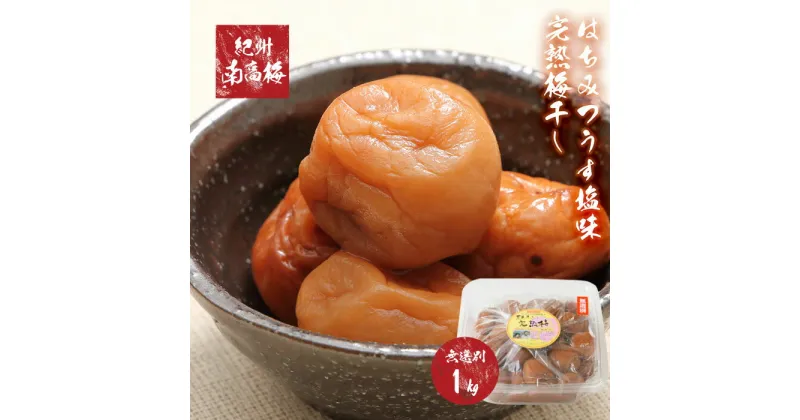 【ふるさと納税】紀州南高梅使用　はちみつうす塩味完熟梅干し 無選別1kg | 和歌山 那智勝浦町 紀州梅 はちみつ 蜂蜜 ハチミツ 梅干し 梅干 梅 うめ ウメ はちみつ梅干し 蜂蜜梅干し 返礼品 名産品 特産品 お土産 ご飯のお供 ごはんのお供 ごはんのおとも ご飯のおとも