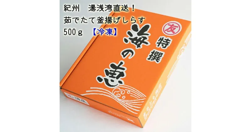 【ふるさと納税】紀州湯浅湾直送！海の恵　茹でたて釜揚げしらす　500g　【冷凍】 | 和歌山県 和歌山 那智勝浦町 返礼品 しらす シラス 釜揚げしらす 名産品 特産品 お土産 ご飯のお供 ごはんのお供 ごはんのおとも ご飯のおとも 酒のつまみ おつまみ 酒の肴 取り寄せ グルメ