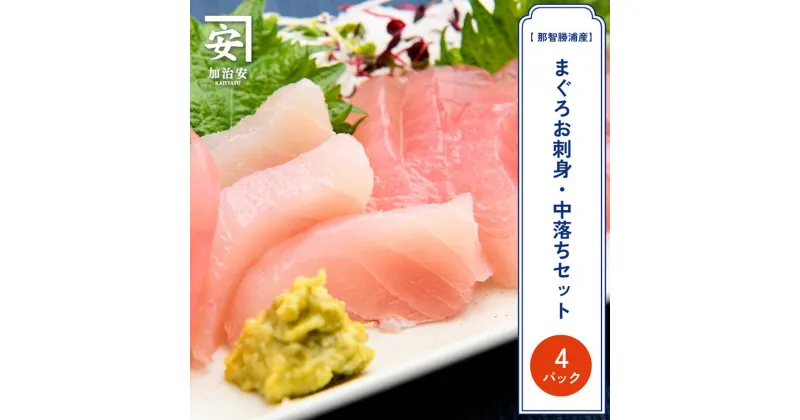 【ふるさと納税】南紀勝浦 お刺身・中落ち4点セット | 魚 お魚 さかな 食品 人気 おすすめ 送料無料