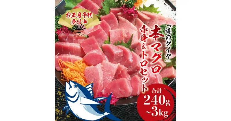 【ふるさと納税】 ＼お刺身やマグロ丼、お寿司で！／本マグロ（養殖）トロ＆赤身セット 500g 【発送時期が選べる】/ 中トロ 中とろ まぐろ マグロ 鮪 赤身 柵 本マグロ