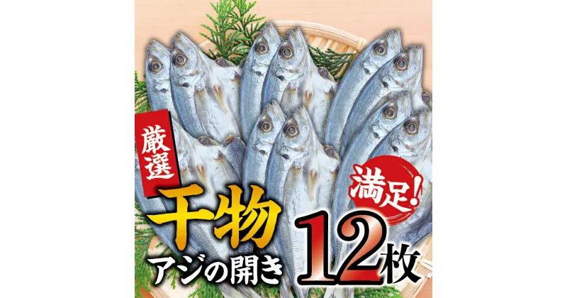 【ふるさと納税】 干物セット 満足の内容量！アジの開き12枚セット ／ アジ あじ ひもの 詰め合わせ 干物 あじの開き 冷凍