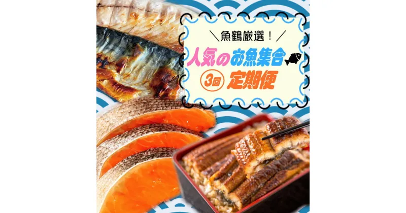 【ふるさと納税】 【全3回】魚鶴厳選！人気のお魚集合定期便（さば・銀鮭・うなぎ）