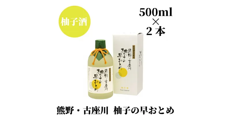 【ふるさと納税】 柚子の早乙女（500ml）×2本セット