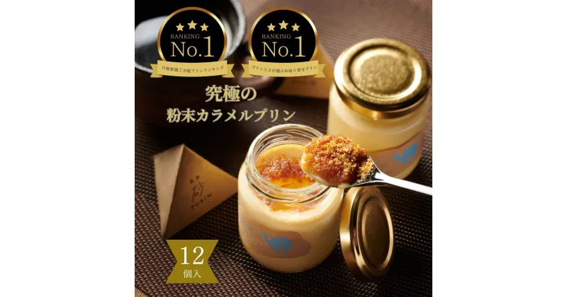 【ふるさと納税】1378 究極のカラメルプリン【砂プリン】12個セット　送料無料　スイーツ　鳥取　プリン　洋菓子　デザート　お菓子　ギフト　お取り寄せ　鳥取砂丘