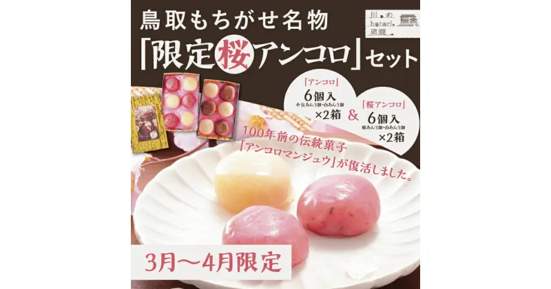 【ふるさと納税】1395 【令和7年発送】鳥取もちがせ名物『 限定桜アンコロ 』セット　あんころ餅　和菓子　桜スイーツ　桜あん　季節限定　数量限定　鳥取