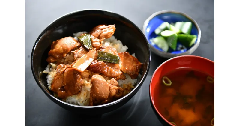 【ふるさと納税】1554 焼き鳥丼の素5個セット(ふるさと物産館) 　 鳥取 国産鶏 惣菜 おかず レトルト 送料無料