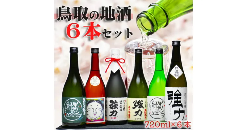 【ふるさと納税】1529 鳥取の美酒 飲み比べ 満足セット(720ml×6本)山根酒造、西本酒造、中川酒造